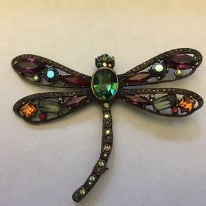 Tiffany Style Dragonfly Pendant